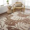 Tapis scandinave moderne doux marron 120x160