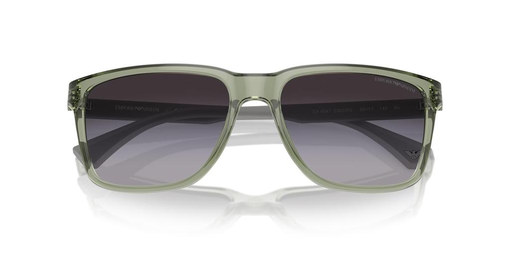 Sunglasses EA4047 SHINY TRANSPARENT GREEN 56 [Emporio Armani] Men's