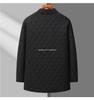 Men's Thickened Fleece-Lined Winter Jacket for Middle-Aged & Elderly: Warm Cotton Padded Coat