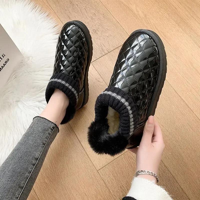 Fashion Elegant With Low Heels Plus Warm Women's Ankle Snow Boots on Offer Spring Autumn Winter Footwear Y2k Hot Booties Shoes for Woman