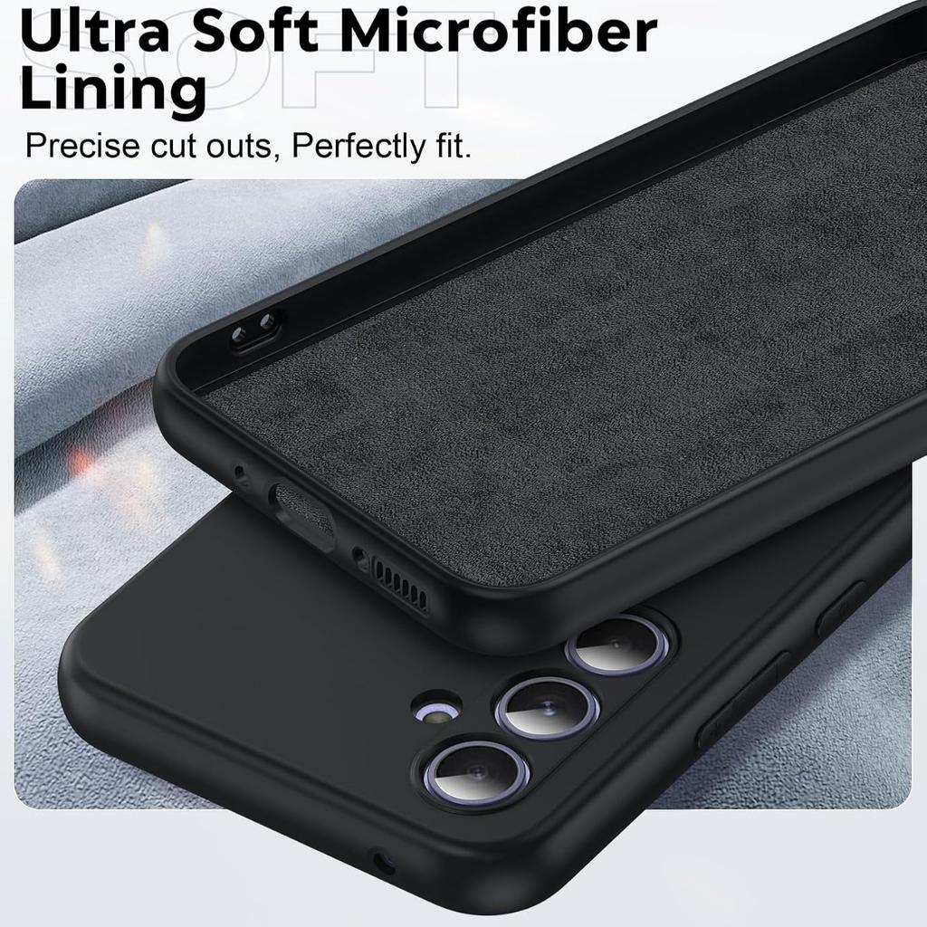 Noble Fashion Solid Colour Shockproof Protective Liquid Silicone Phone Case For Samsung Galaxy A54/A34/A24/A14/A04s