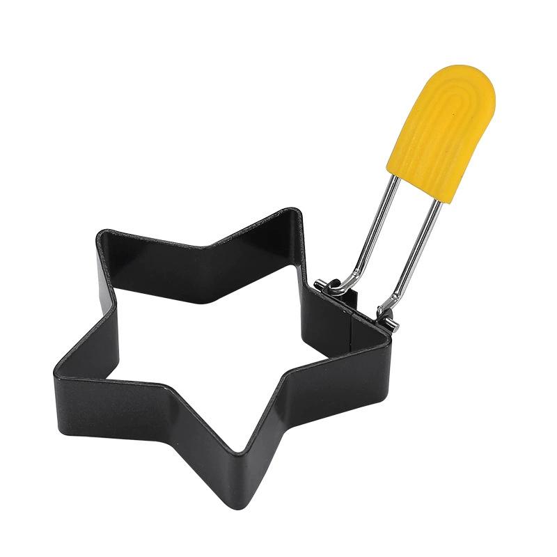 

Stainless Steel Fried Egg Shaper Mould Fried Egg Ring Maker Breakfast Bread Baking Fried Egg Mold Cake Cooking Kitchen Gadgets