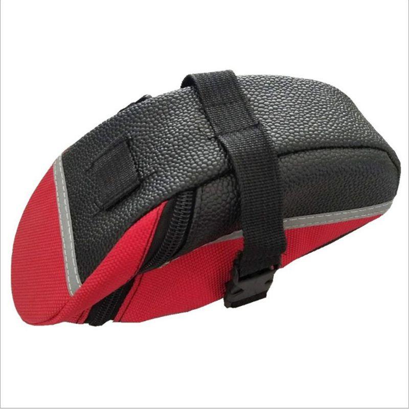 Durable Oxford Cloth Bicycle Saddle Bag With Reflective Strip For Safe Night Rides