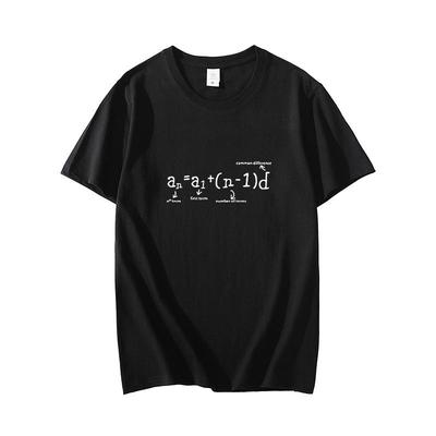 2025 Neues Essential Baumwoll-Unisex-T-Shirt Mode Druck Weich Atmungsaktiv Rundhals Mode Herren- und Damen-T-Shirts Einteilig