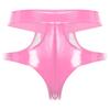 Ženy Dívky Teplé šortky Kožené kalhotky Výstřih Šněrovací šortky Dámské spodní prádlo Noční prádlo Spodní prádlo Rave Party Clubwear