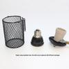 Lampada riscaldante in ceramica per rettili e piccoli animali domestici, con protezione antigraffio e set con paralume