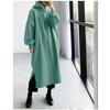TIFICY Damenmode Casual Herbst Winter Einfarbig Druck Langarm Mit Kapuze Lange Hoodies & Sweatshirts