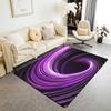 Erosebridal Red and Black Swirl Rugs for Living Room Bedroom - 3D Geometric Abstract Art Area Rug 3 x 5 for Kids Boys Girls, Hole Circle Was