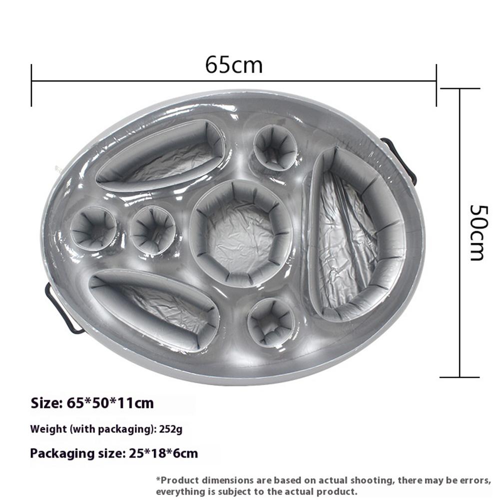 Inflatable Drinks Holder Pool Beer Drinks Holder Multifunctional Floating Cup Holder PVC Blow Up Cup Coasters for Beach Time Spa