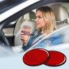AUCELI 2 Pcs Car Cup Holder 2.75" Carbon Fiber Coaster Non-slip Bottle Pad Embedded