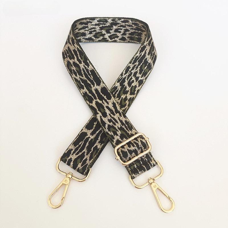 New Color Leopard Print Luggage Accessories Strap Adjustable Shoulder Crossbody Women's Bag Versatile Long Strap Broadband