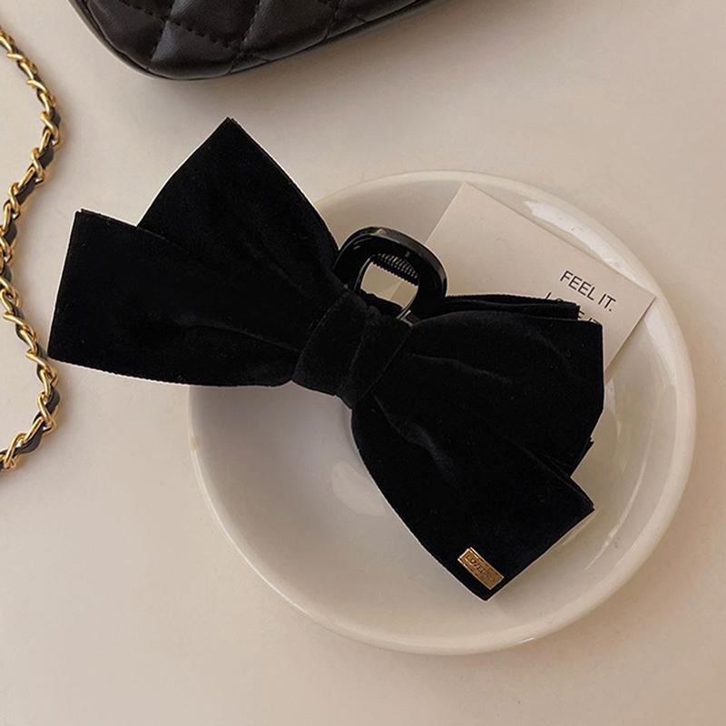 Velká mašle do vlasů Neklouzavá čelist na vlasy Silné držení svorek Módní vlasové doplňky pro ženy a dívky