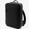Black Leather Simple Backpack [15 Inch Laptop Compatible] Dbba4e337bk