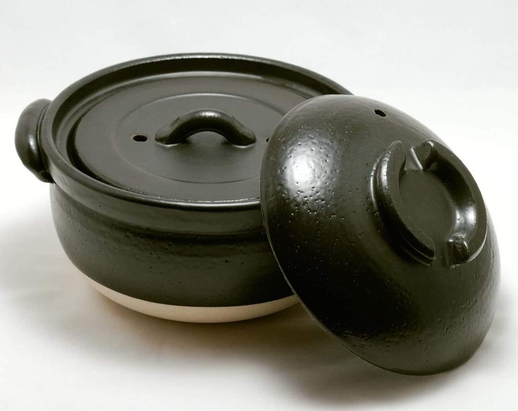 [KaKa Department Store] Fluffy Rice Cooker with Double Lid, 2-Cup Capacity, Banko Ware Earthenware Pot, Made in Japan