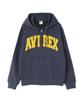 AVIREX DAILY ZIP UP SWEAT PARKA LOGO 783-3931007 Men's L 120 Navy
