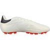 Adidas Copa Pure 2 Round Toe Artificial Turf AG (Rubber Short Studs) Leather Non-Slip Durable Soccer Shoes Unisex Soccer Shoes White Black Red IE7511