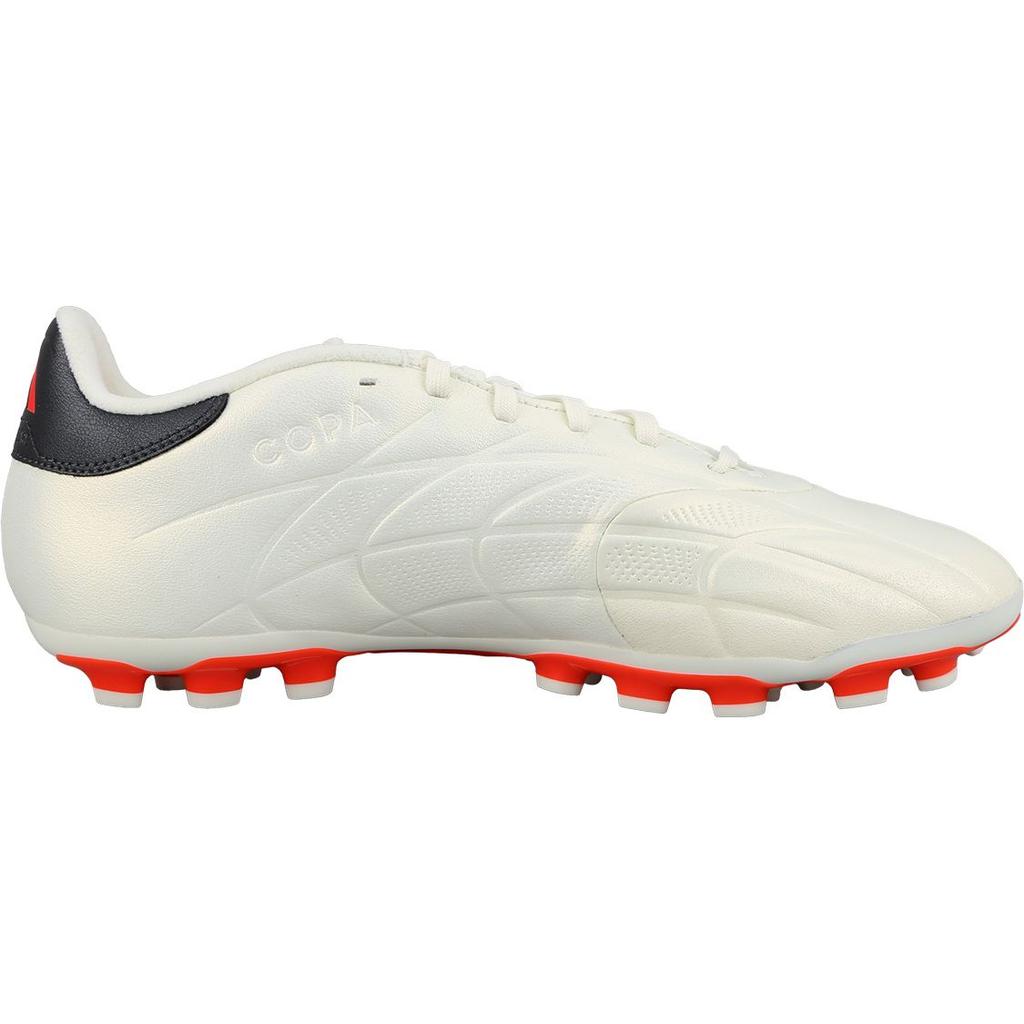Adidas Copa Pure 2 Round Toe Artificial Turf AG (Rubber Short Studs) Leather Non-Slip Durable Soccer Shoes Unisex Soccer Shoes White Black Red IE7511