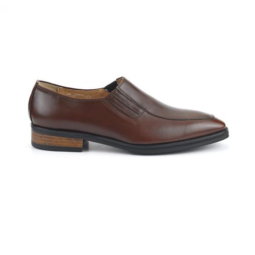 Roshoeman 0007 Oxford Slip-Ons Dark Brown