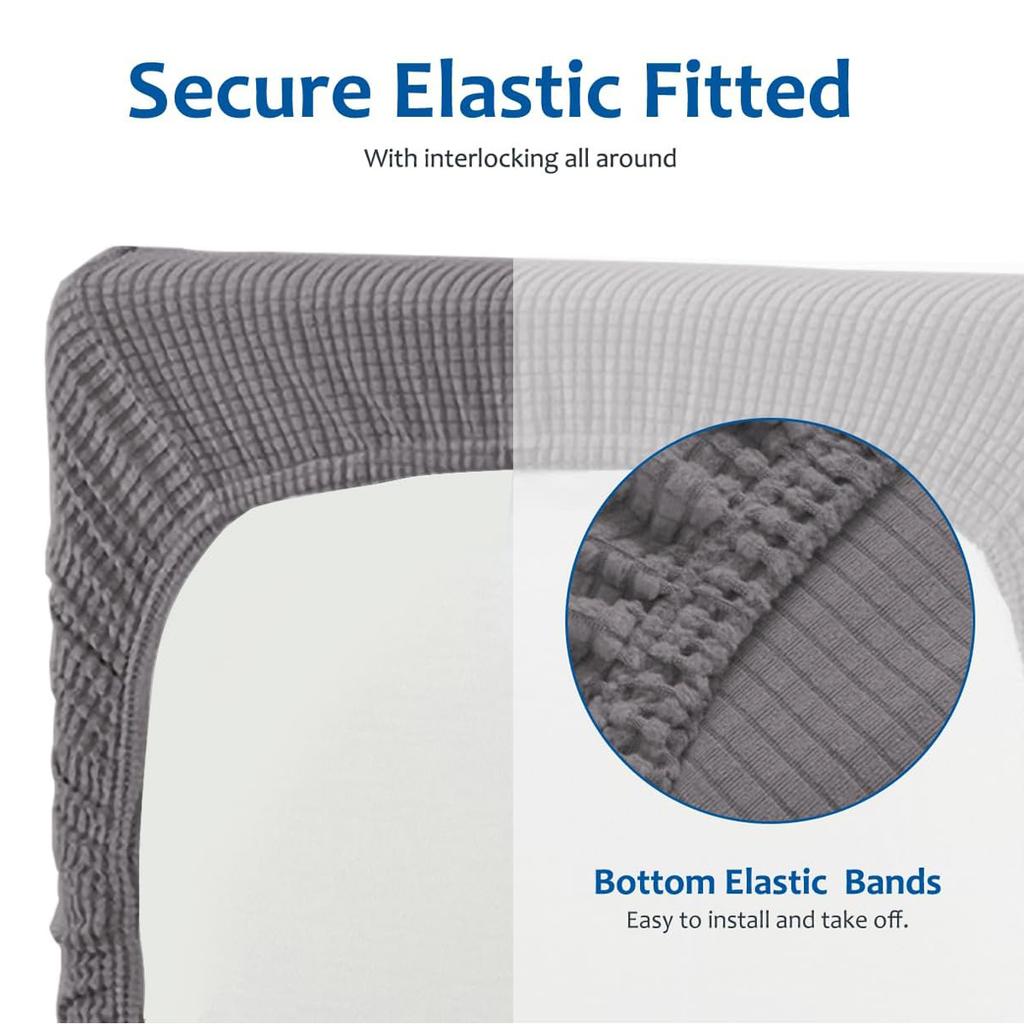 Housse de coussin pour dinette de camping-car, housse de siège de cabine de camping-car, housse de canapé pour banc de voiture de camping-car, 1 housse de dossier et 1 housse de banc