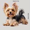 Wasserdichter Yorkshire Terrier Aufkleber für Motorrad, Laptop, Auto oder LKW - Kratzfester Aufkleber