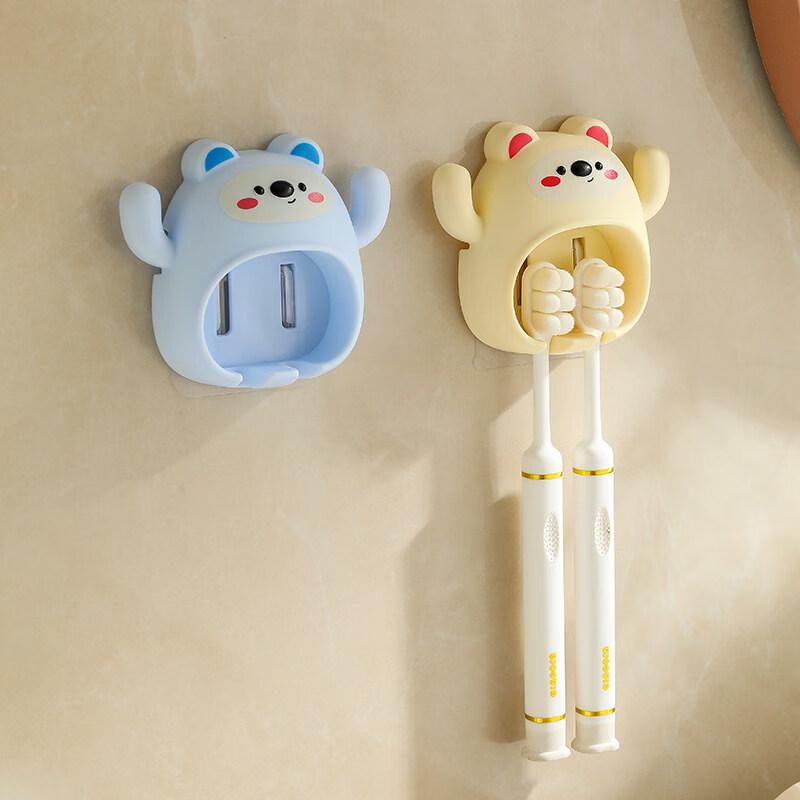 LIEI Little Bear Wall-Mounted Toothbrush Holder