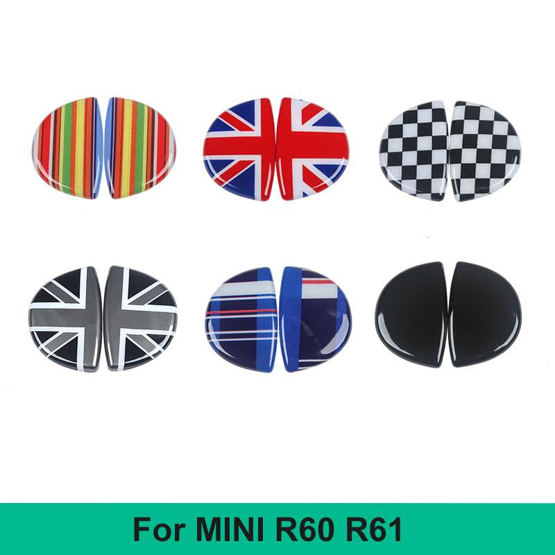 2ks Nálepky na ozdobu trysky světlometu pro Mini Cooper S One Clubman R55 R56 R57 R58 R59 Countryman R60 Car