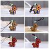 Wooden Horse Keychain Traditional Horse Pendant Chinese Style Mobile Phone Chain  Year of The Horse