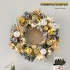 Luminous Christmas Wreath: Festive Door & Wall Decoration for Bar & Mall Scenes