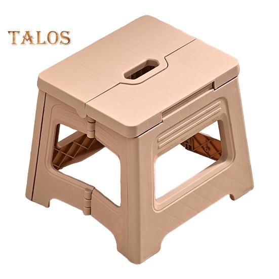 Folding Bench Multifunctional Footstool for Toddlers Seniors Portable Plastic Stool with Handle Outdoor Fishing Stool