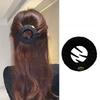 Hair Accessories Hair Clip Round Shape Flexible Hair Clip Soft Clips  for Lying Down and Driving