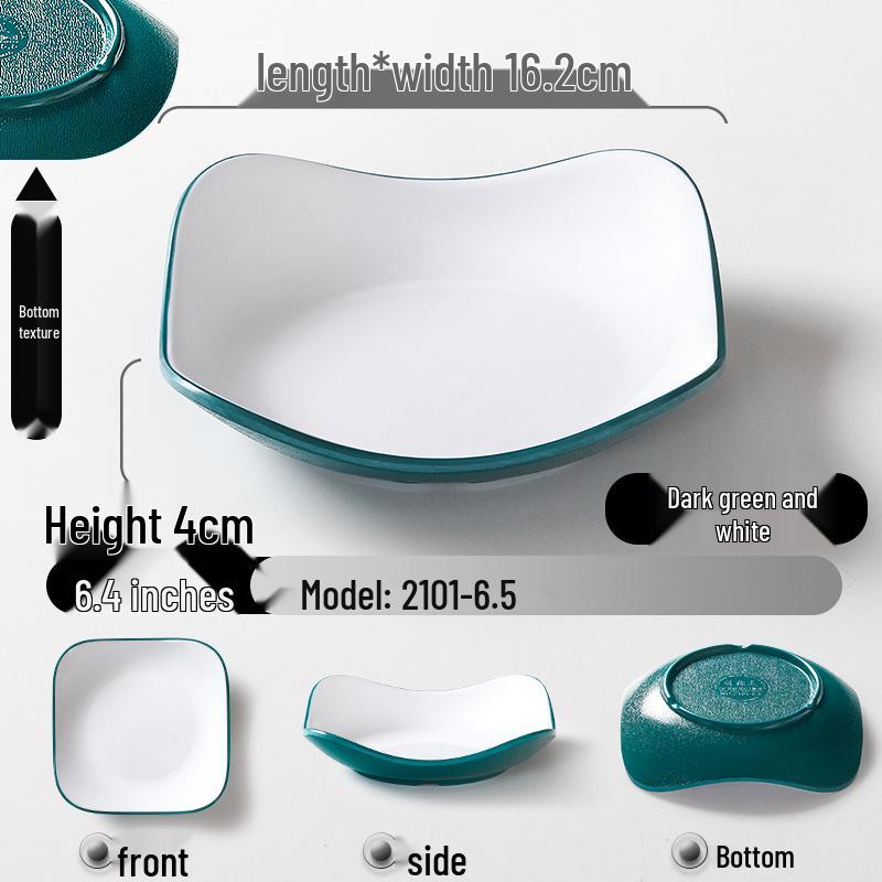 Melamine KTV Restaurant Snack & Dipping Plate - Creative Cold Dish, Imitation Porcelain