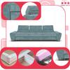 Sofa kanapa 3 os rozkładana z f. spania Savio Family meble j.zielen sztruks