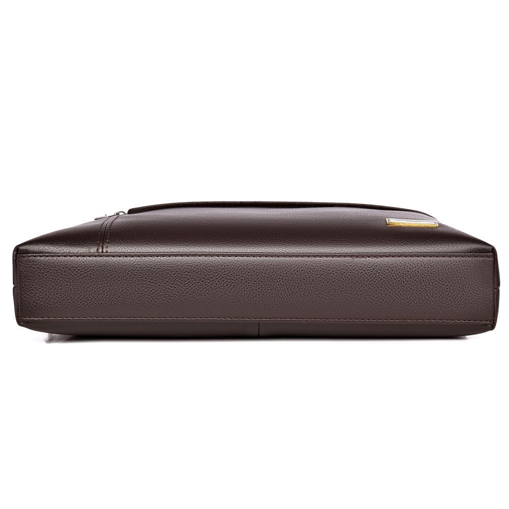 Nova Bolsa de Mão Masculina Pasta Executiva Transversal de Ombro Casual para Computador