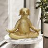 Harz Hunde Yoga Statue Einzigartige Tier Miniatur Skulptur Schreibtisch Verzierung Hund Figur Meditation