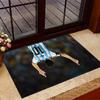 Argentina's Messi Celebrates Floor Rug Office Rug Design for Bedrooms Dormitory Decorate Room Outdoor Anti-slip Rug Office Home Decor