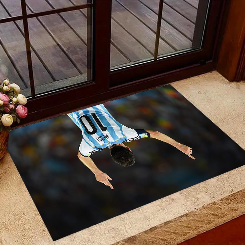 Argentina's Messi Celebrates Floor Rug Office Rug Design for Bedrooms Dormitory Decorate Room Outdoor Anti-slip Rug Office Home Decor