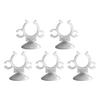 5 Pcs Aquarium Suction Cup Double-ended Buckle for Square And Round Tube Fish Tank Oxygen Tube Hose Pump Power Cord Buckle