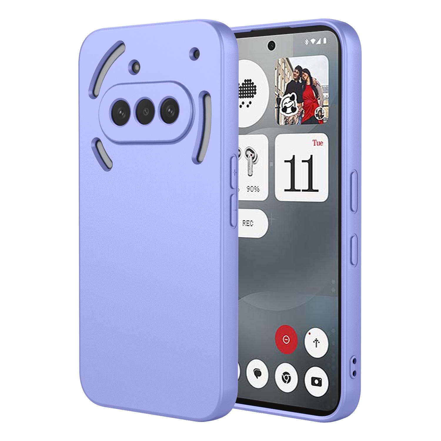 

Ні за що Телефон (3а) Чохол М який ТПУ Ударостійкий Захисний Чохол для Телефону Purple