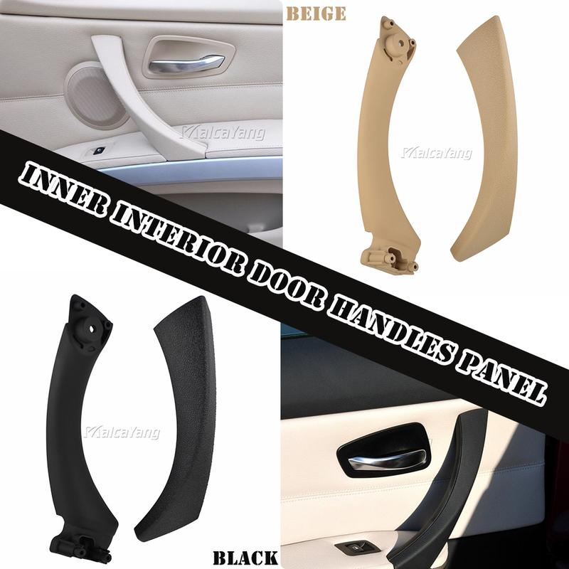 Car Interior Door Handles Part Inner Doors Panel Handle Bar Pull Trim Cover For BMW 3series E90 E91 316 318 320 325 328 330 I7T8