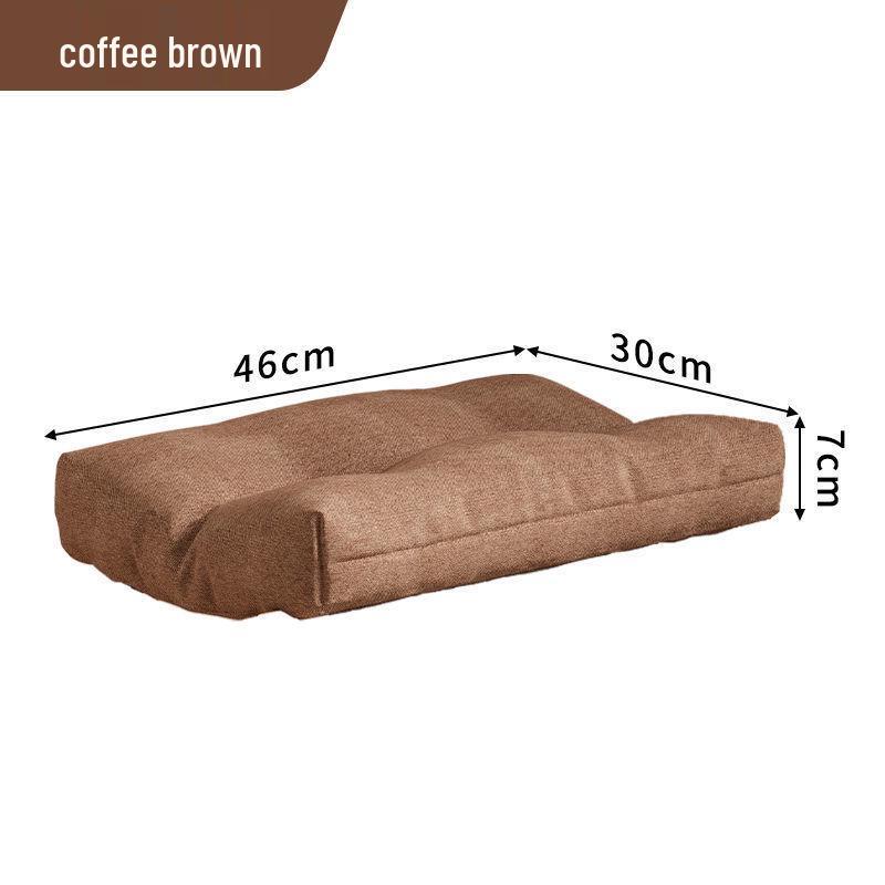 Sammenleggbar oppbevaringskrakk i massivt tre for sko og fotstøtte