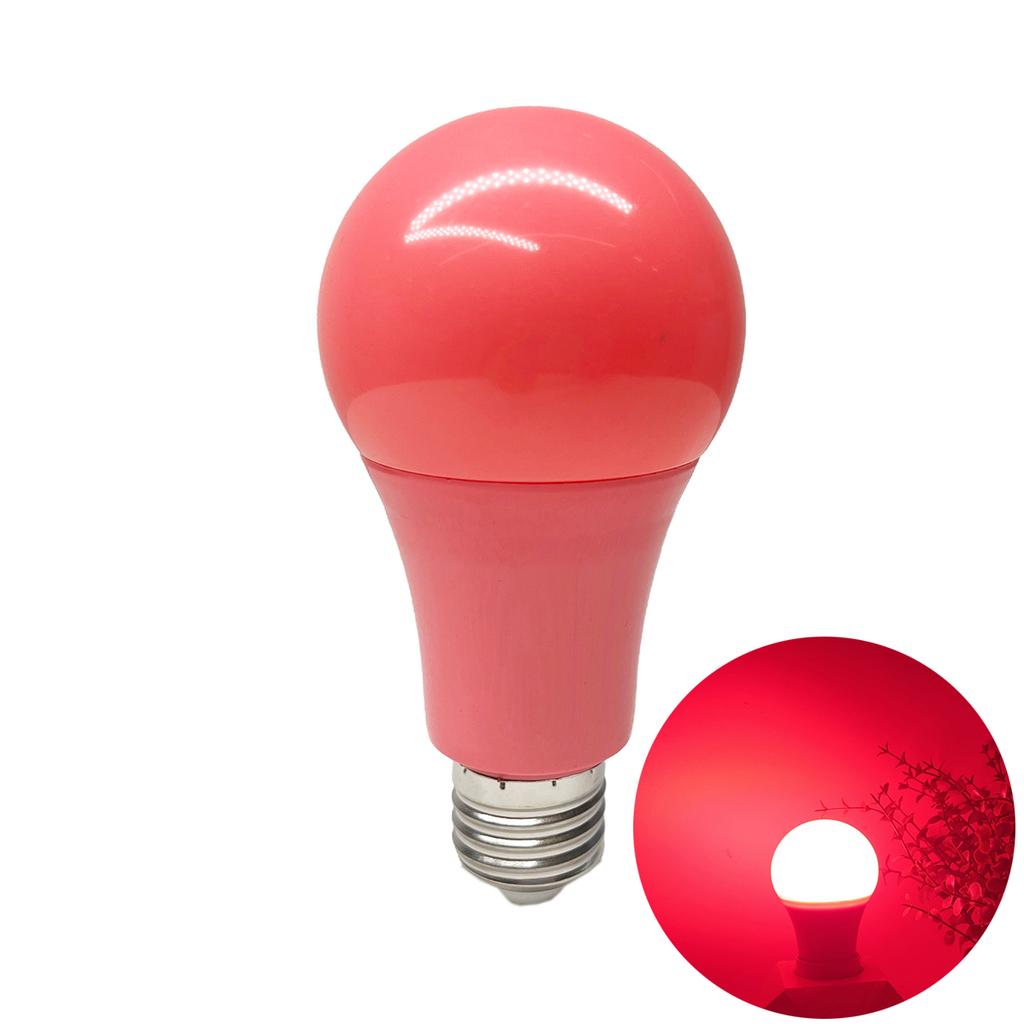 Farbige LED-Glühbirnen A65 5W Globusleuchten E27 Fassung B22 7 Farben Weiß 110V 220V 240V Kunststoffbirne Dekorativ für Wohnzimmer