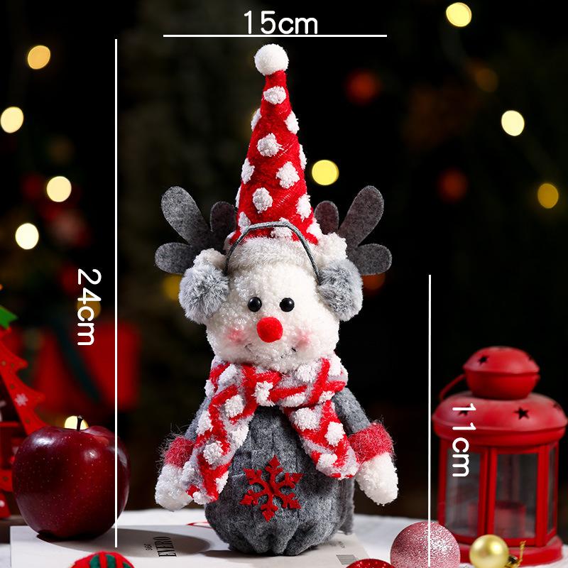 Christmas Gift Bag Christmas Eve Handheld Apple Candy Bag Decorative Packaging Box Creative Small Gifts 24x15cm