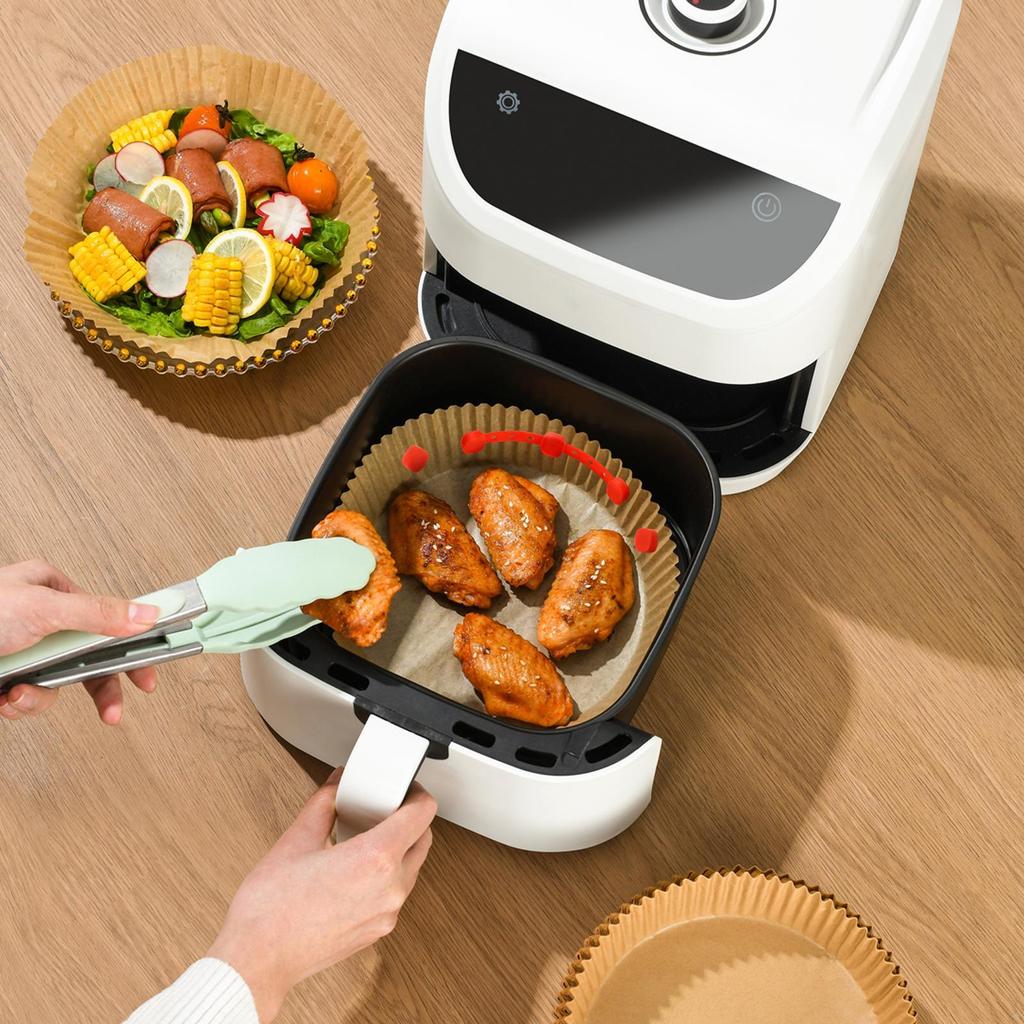 Air Fryer Magnetic Silicone Buckle Heat Resistant Magnets For Parchment Paper Liner Holder Home Restaurant Kitchen Accessories