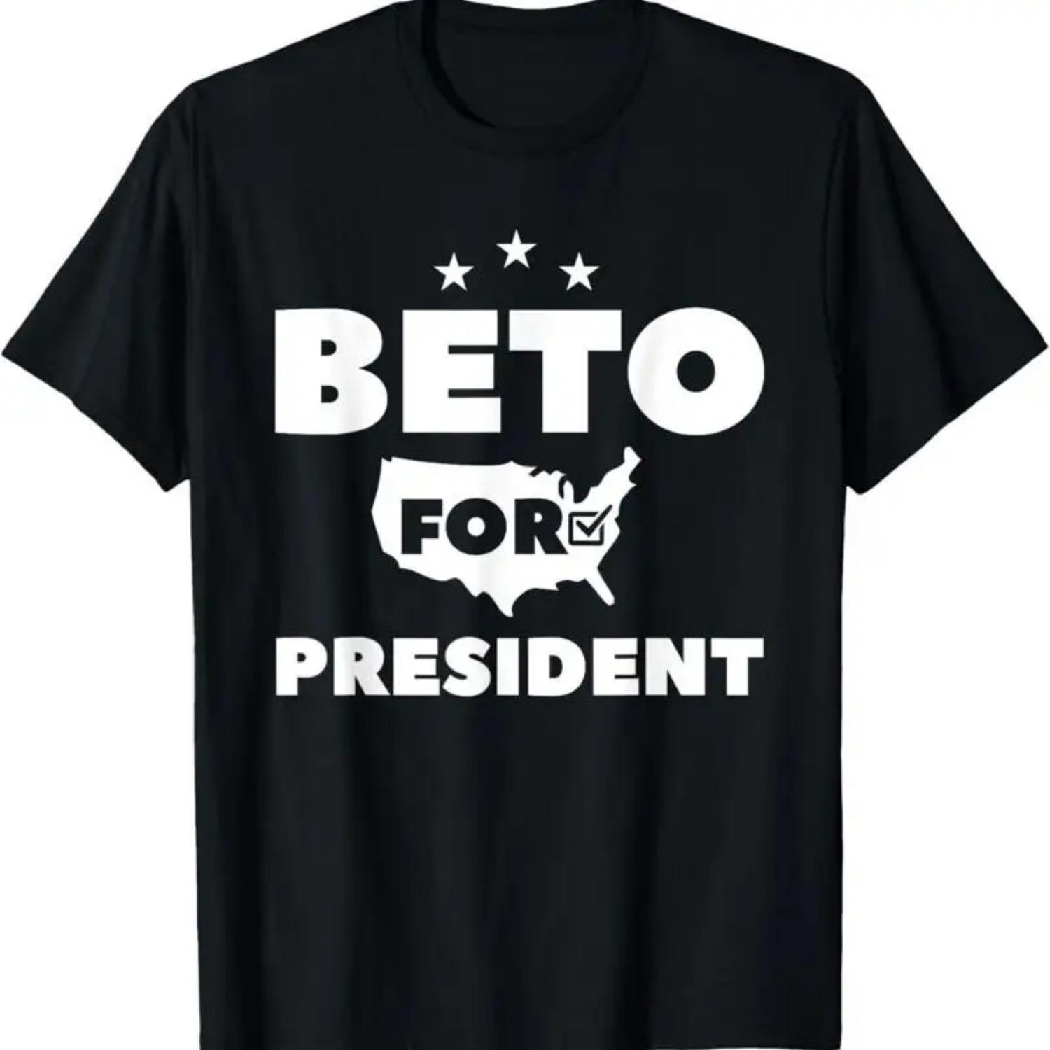 

Beto For President T Shirt Orourke Presidential S чёрный