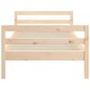 Solid Wood Bed Frame Without Mattress 90 X 190 Cm Pine