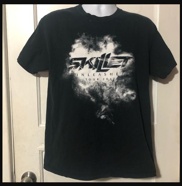Vintage 2017 Skillet Band Unleashed 2017 Tour T-shirt size S-5XL Unisex T-Shirt L