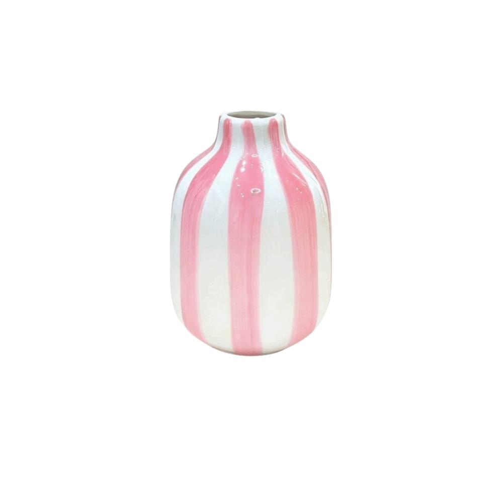 Nordic Style Hydroponic Flower Vase Candy Color Flower Arrangement Container Ceramic Vase  Room розовый