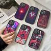 H-Haz-bins Hotels Für iPhone 16 15 14 13 12 11 Pro Max Plus Stoßfeste Leder Weiche Handyhülle