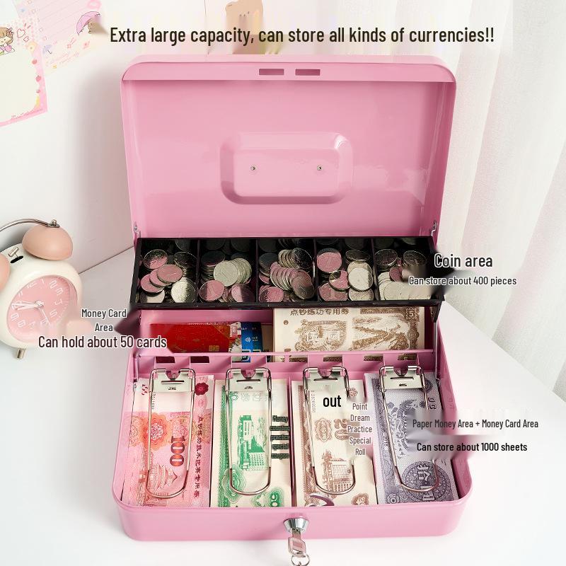 Kids' Large Capacity Piggy Bank 2025 - Savings Storage Cash Register Money Box