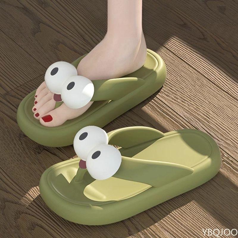 Modne damskie letnie japonki Outdoorowe buty plażowe na grubej podeszwie kapcie domowe Casualowe wygodne damskie kapcie Zapatos Mujer 2025